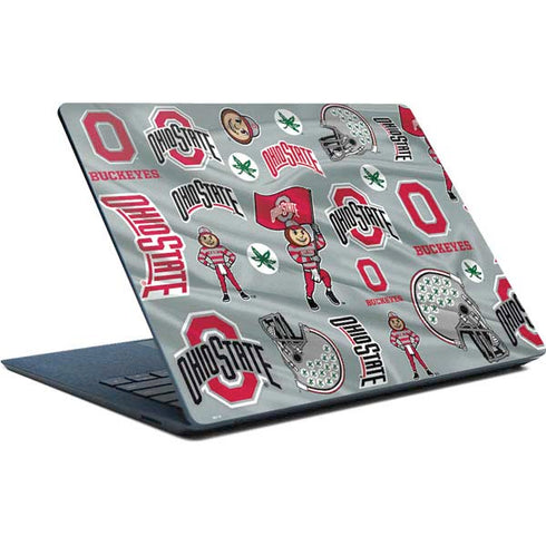 Ohio State University Pattern Surface Laptop Skin